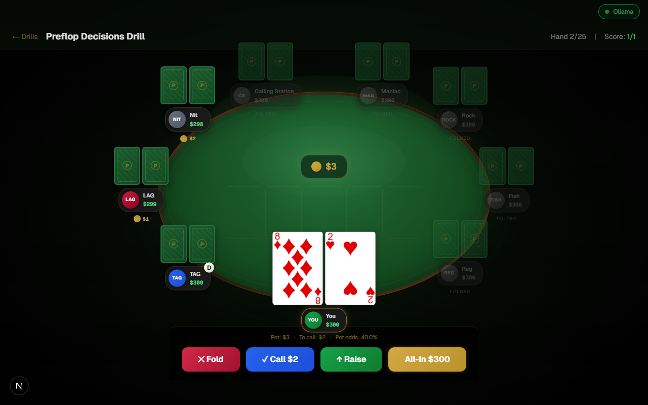 Poker Trainer screenshot 2